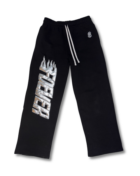 "FLAMES" FLARE PANTS