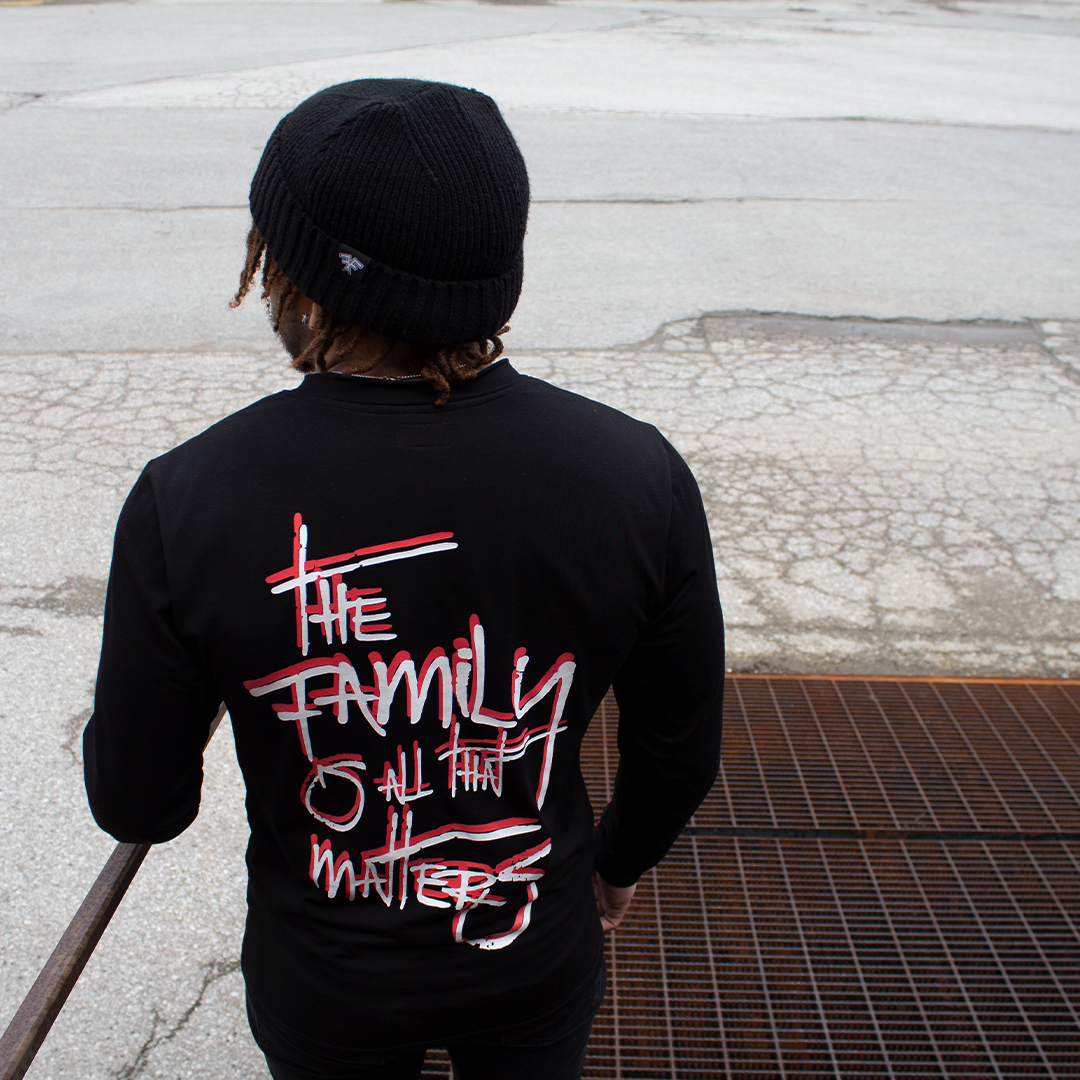 BLACK "ALL THE MATTERS" LONG SLEEVE
