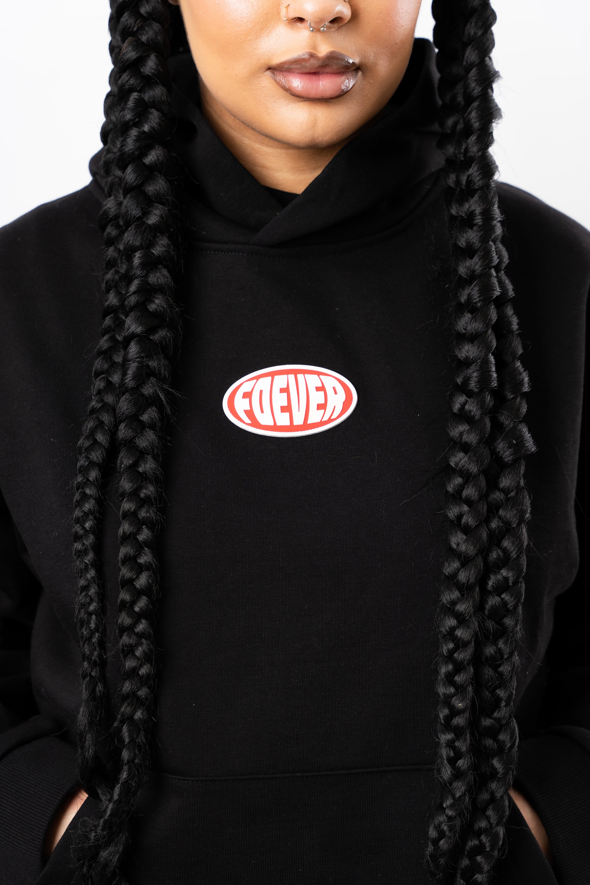 BLACK "ECHELON" HOODIE