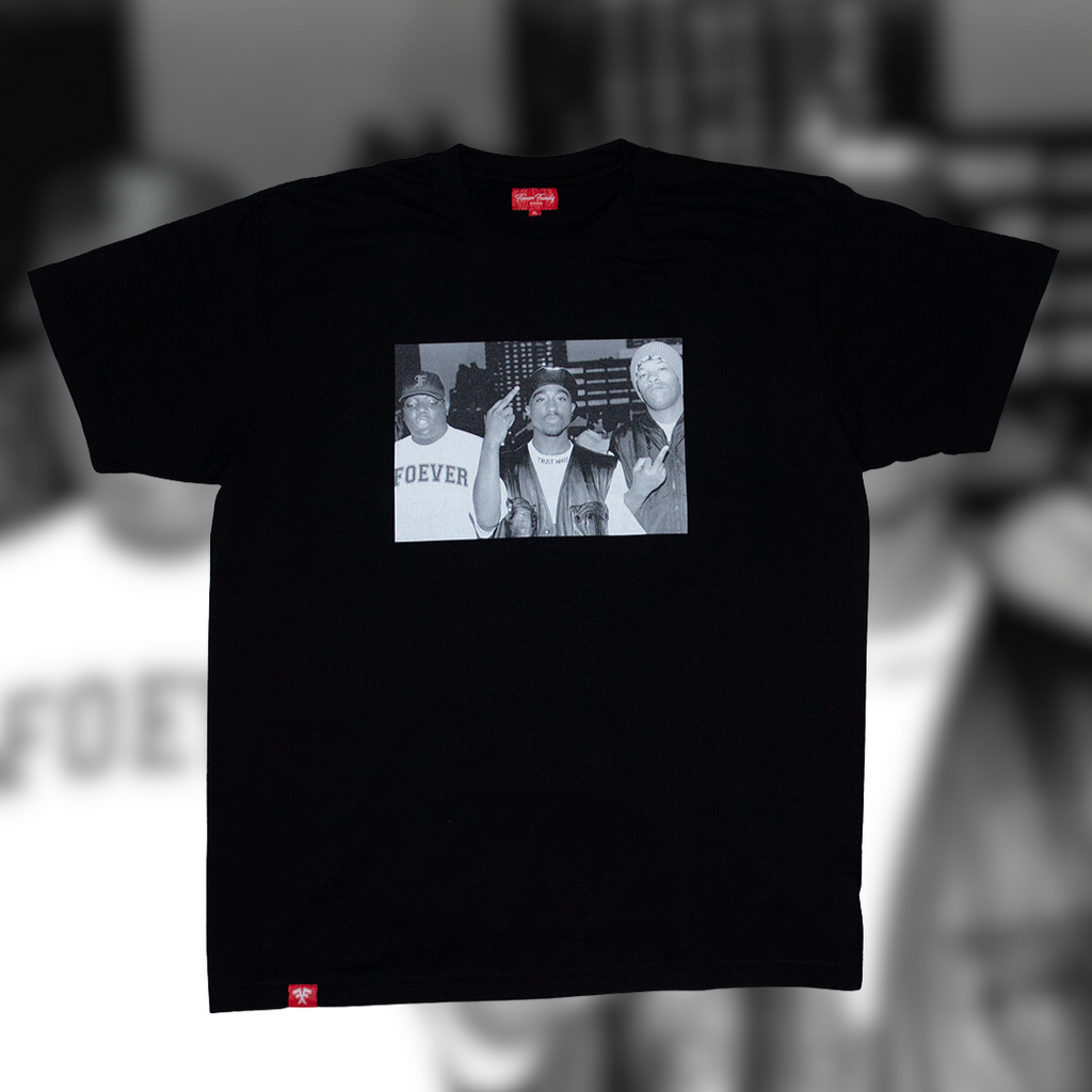 BLACK "TRUST WHO?" TEE