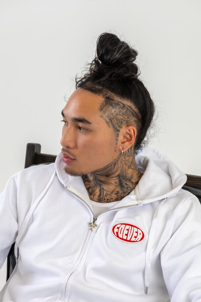 "MOST WANTED" FULL ZIP HOODIE