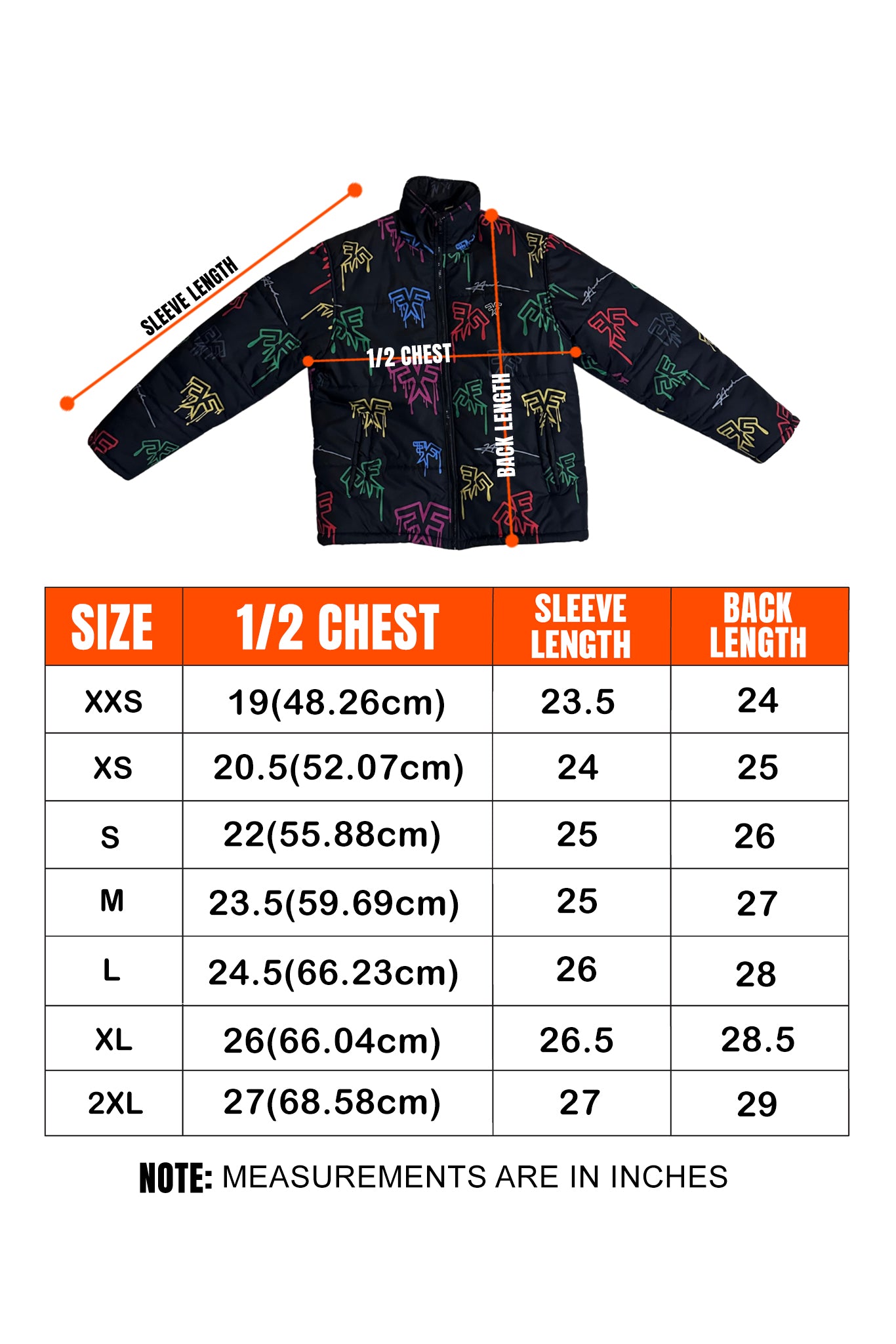 "LOTTA F'S" PUFFER JACKET