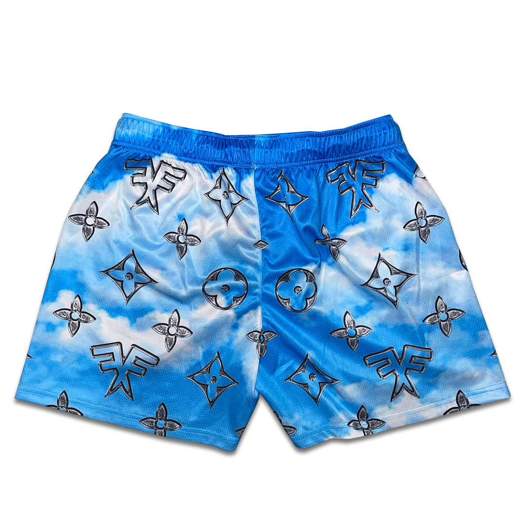 SKY BLUE "CLOUD 9" SHORTS