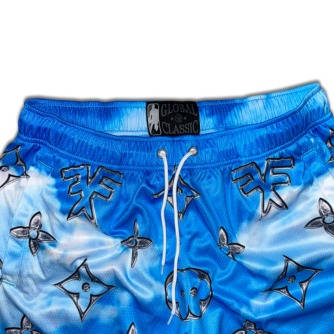 SKY BLUE "CLOUD 9" SHORTS