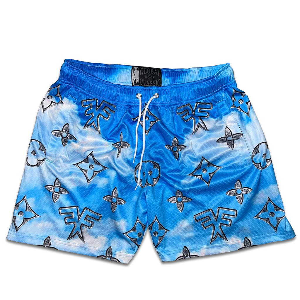 SKY BLUE "CLOUD 9" SHORTS