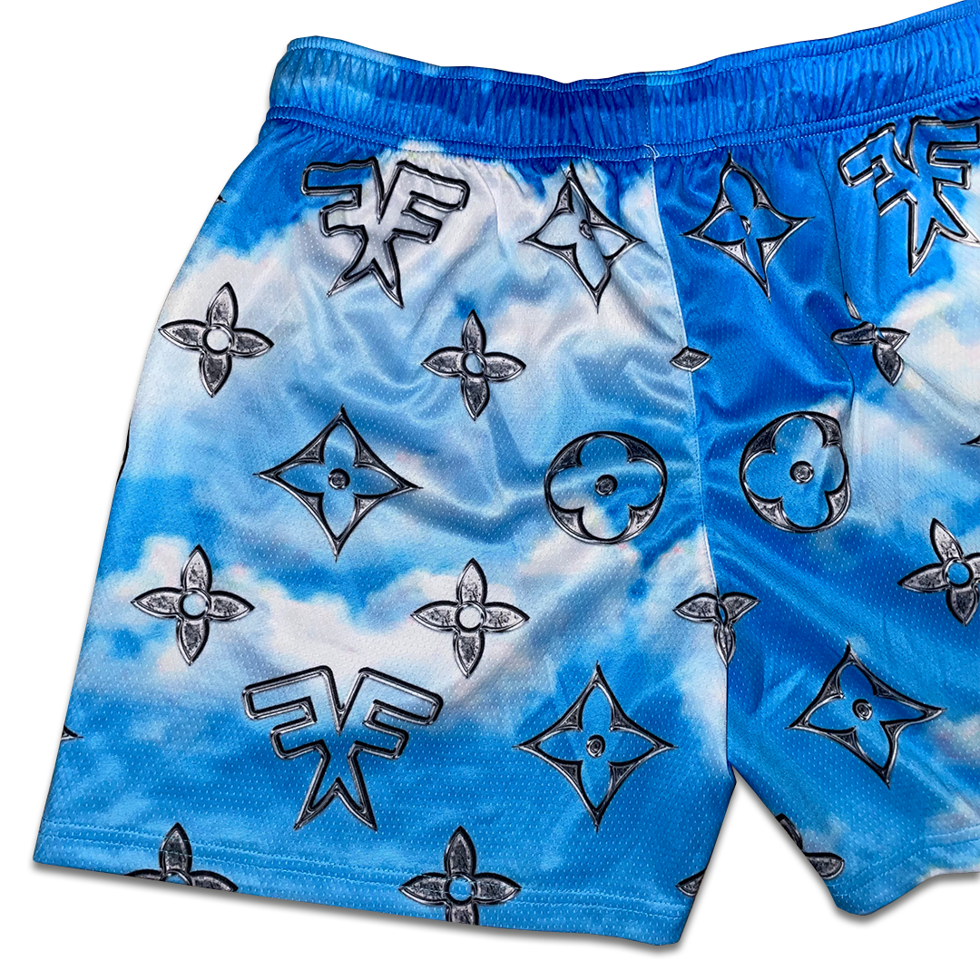 SKY BLUE "CLOUD 9" SHORTS