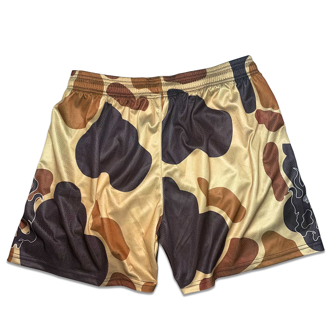 CAMO "SKULLY" SHORTS